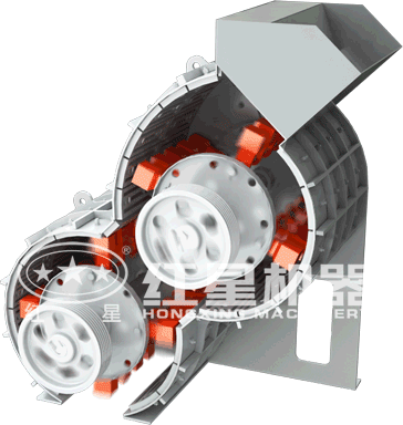 红星双级细碎机动态图