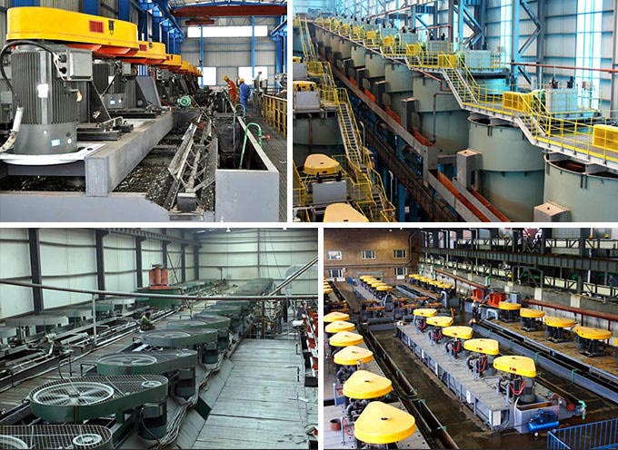 红星选矿设备生产现场