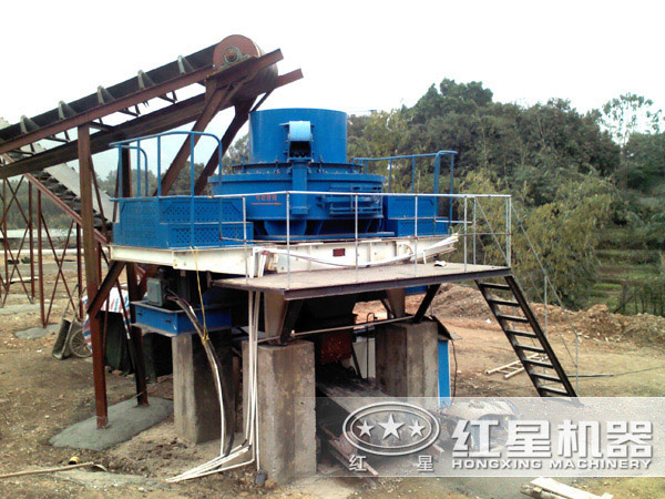 冲击式破碎机现场图