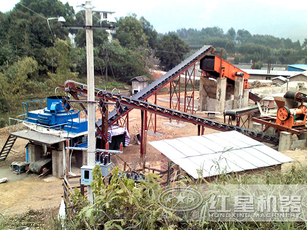 冲击式破碎机生产线