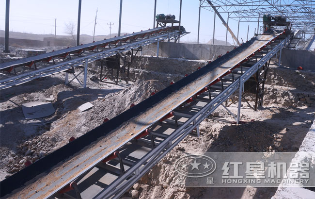 皮带输送机客户现场