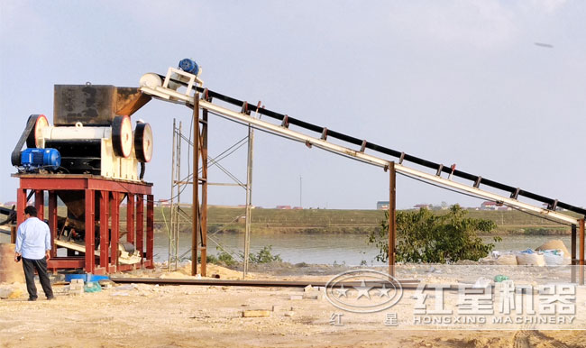 广西贵港制砂机生产线颚破设备