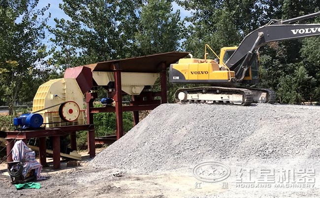 重锤式破碎机现场图片拍摄