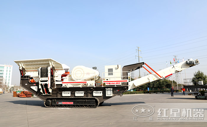 河南红星移动碎沙机