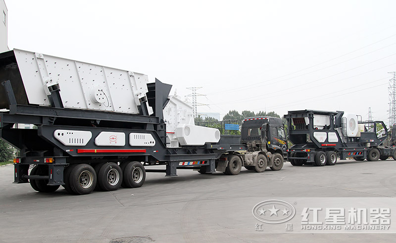 移动式反击破发货现场