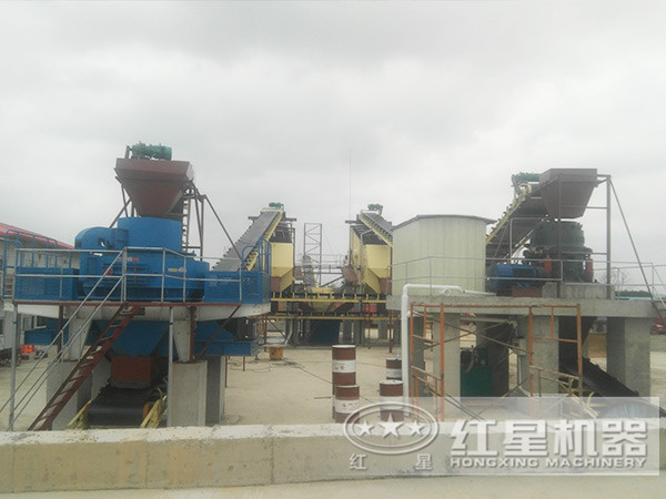 冲击式破碎机工作现场 冲击式破碎机工作现场