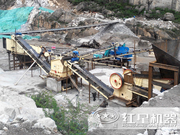 冲击式破碎机生产线