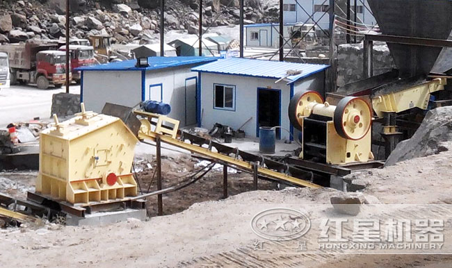 鹅卵石制砂生产线之颚破