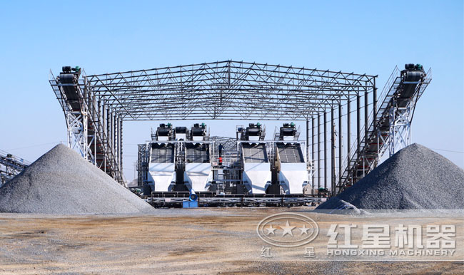 破碎生产线成品物料