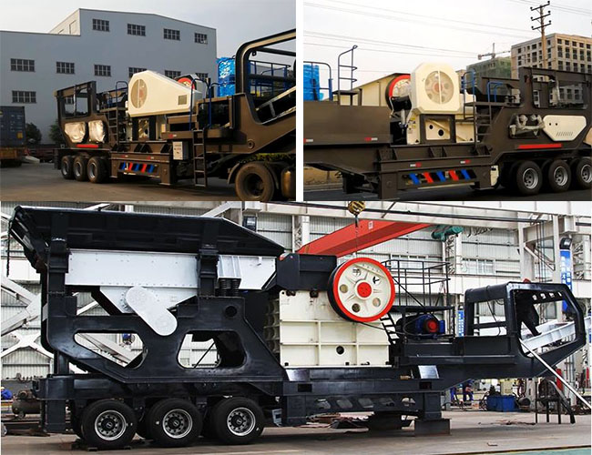 颚式移动破碎机发货（套车、出发、路上）