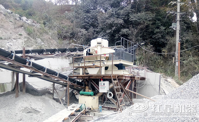 湖南制砂现场