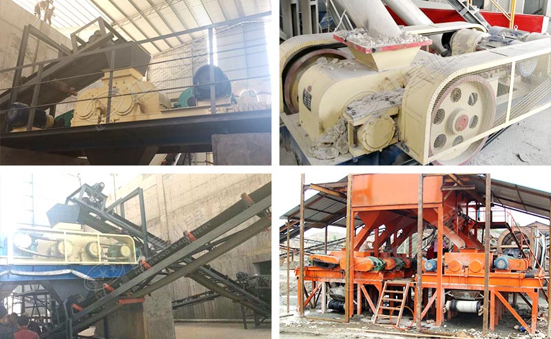 对辊式破碎机作业现场图 对辊式破碎机作业现场图