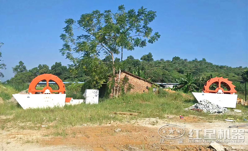 环保洗砂现场 环保洗砂现场