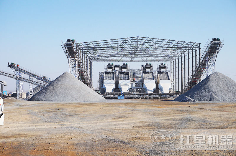 石灰石破碎加工现场 石灰石破碎加工现场