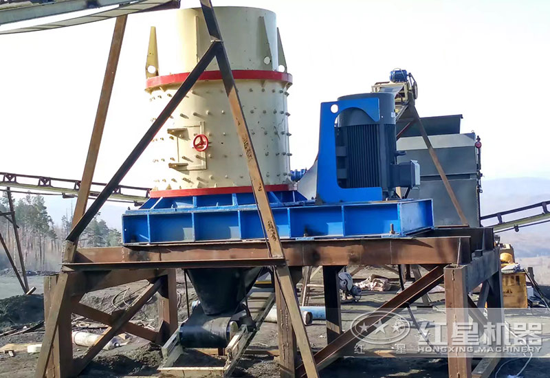 小型打砂生产现场实景图