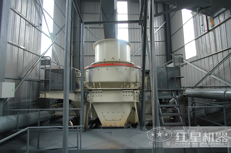 登封珍珠岩制沙生产现场