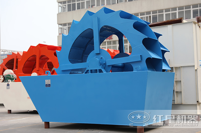 轮斗式洗沙设备实物图 轮斗式洗沙设备实物图