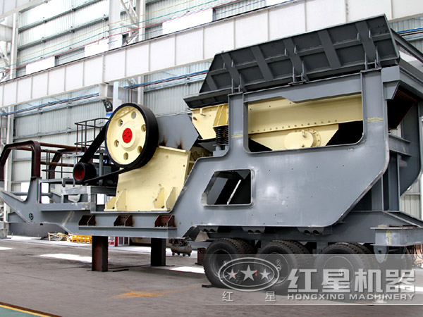 轮胎移动颚式破碎机