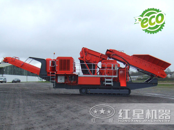 环保移动碎石机