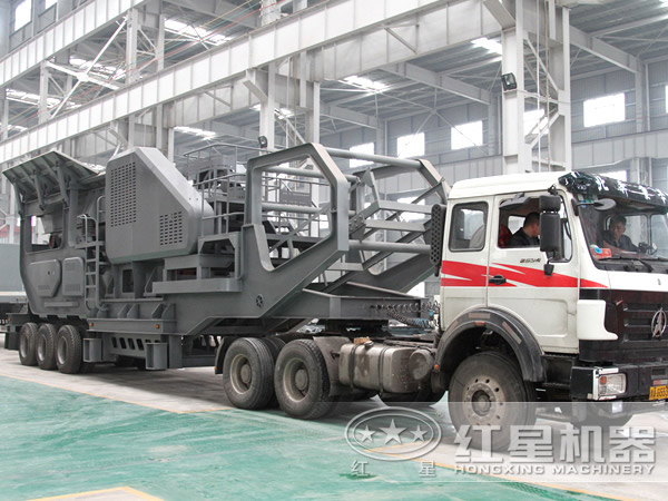 移动破碎机加工车间