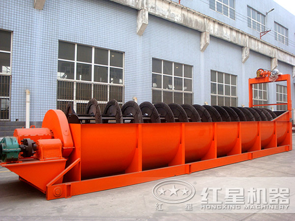 螺旋洗砂机实拍